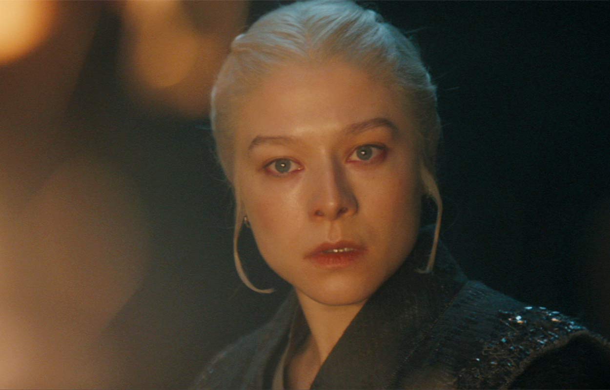 Emma D'Arcy som Rhaenyra Targaryen.