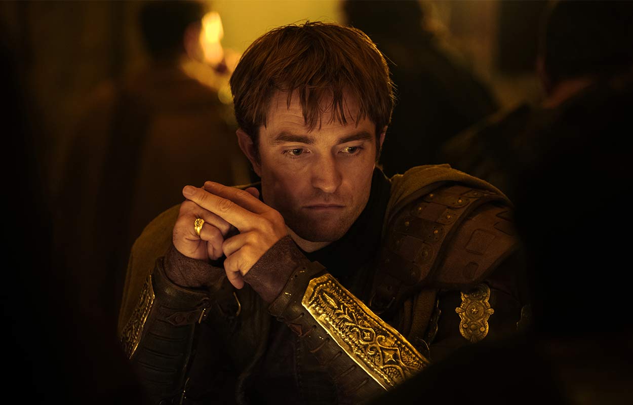 Robert Pattinson som Antinous i &rdquo;The Odyssey&rdquo;.