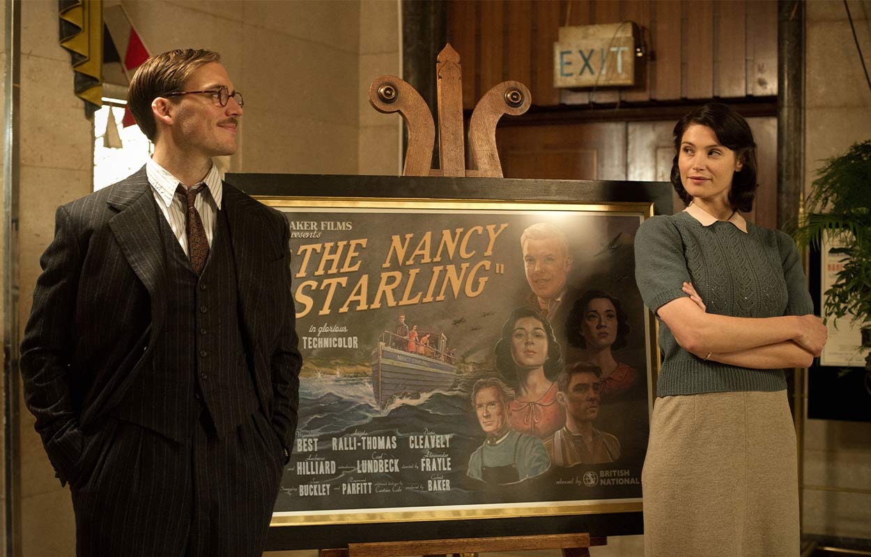 Sam Claflin och Gemma Arterton i &rdquo;The Finest Hour&rdquo;.