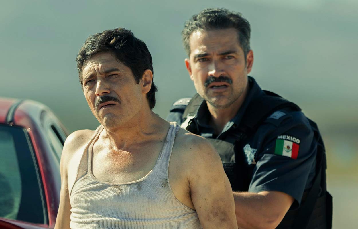 Alfonso Herrera och Hector Kotsifakis i &rdquo;Gripandet&rdquo;.