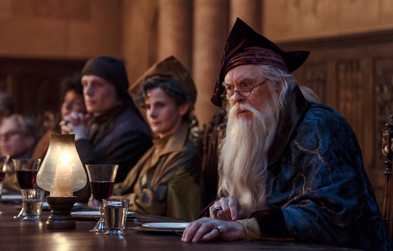 John Lithgow som Albus Dumbledore i den nya &rdquo;Harry Potter&rdquo;-serien.