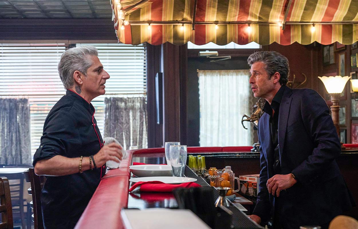 Michael Imperioli och Patrick Dempsey i &rdquo;Memory of a Killer&rdquo;.