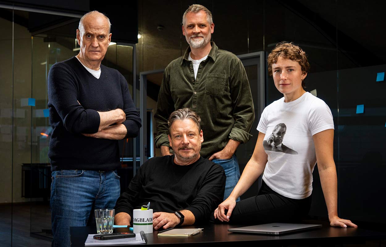 Pressbild&rdquo; f&ouml;r Fandens For&aring;r&rdquo;.