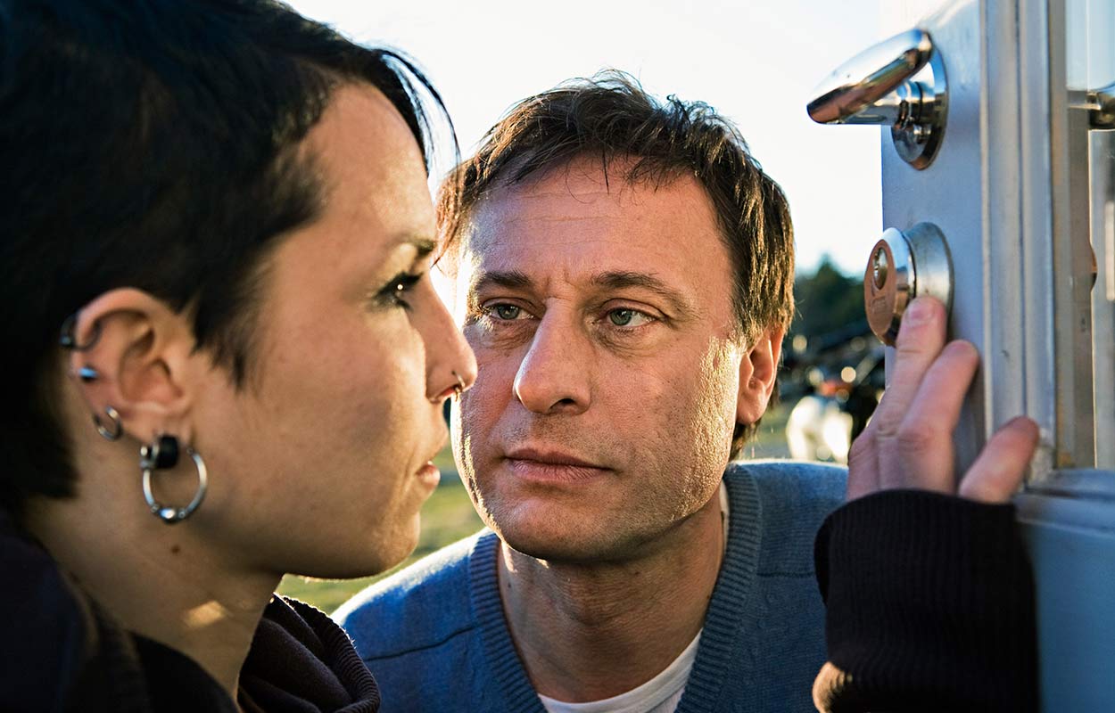 Noomi Rapace som Lisbeth Slander och Michael Nyqvist som Mikael Blomkvist i &rdquo;Millennium&rdquo;.